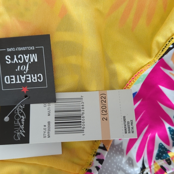 California Waves Plus Bikini Bottom 2X - Picture 3 of 7